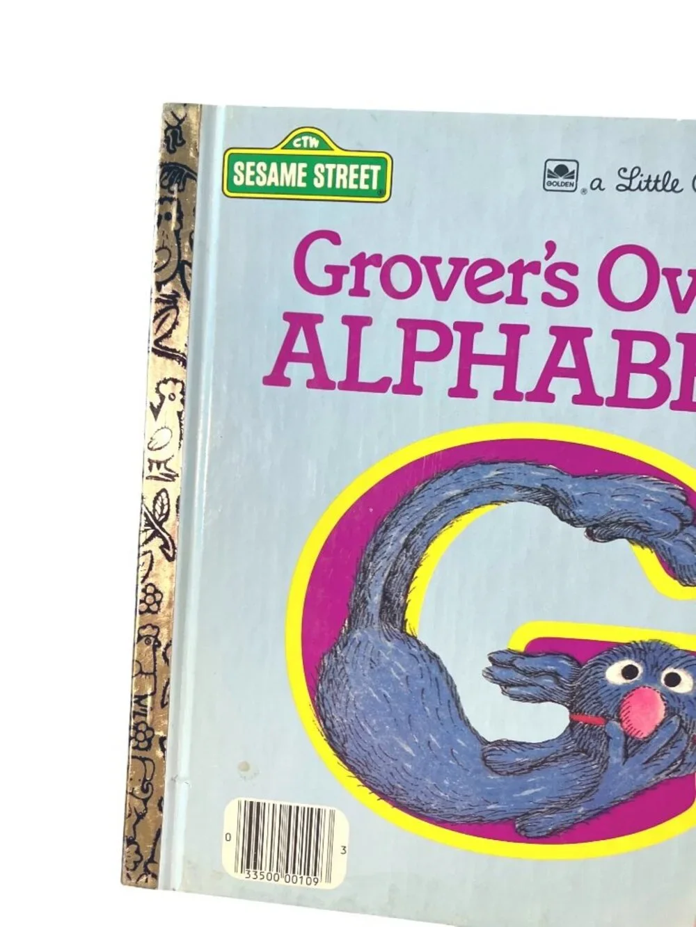 Grovers Own Alphabet 1978 Sesame Street Little Golden Book Hardcover
